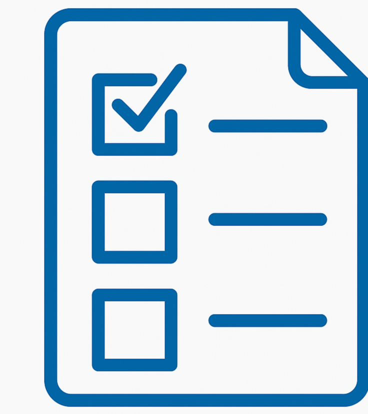 Ícone de checklist azul.png